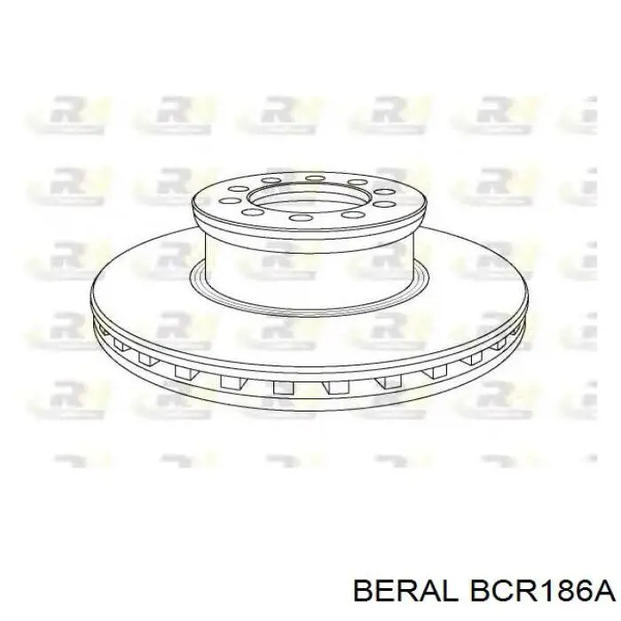 Передние тормозные диски BCR186A Beral