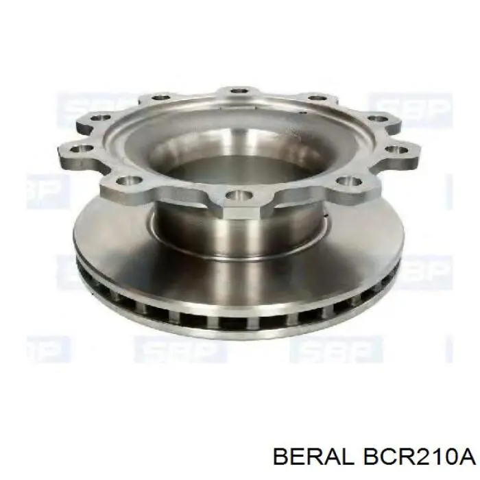 BCR210A Beral диск тормозной задний
