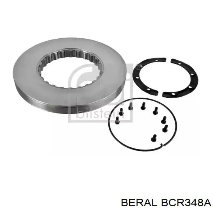BCR348A Beral Диск тормозной передний