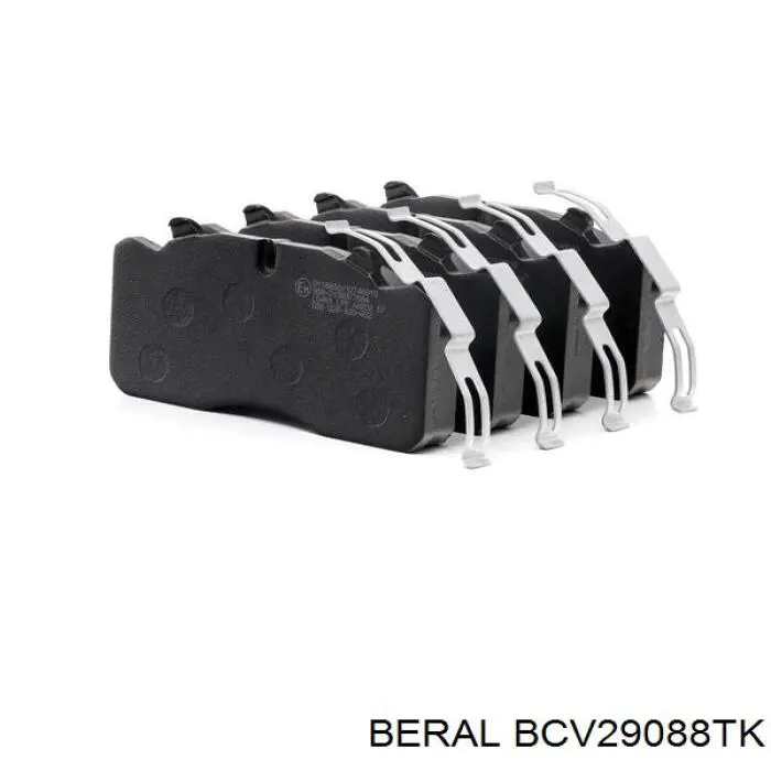 Колодки тормозные передние дисковые Beral BCV29088TK
