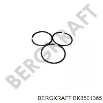 BK8501365 Bergkraft кольца поршневые компрессора на 1 цилиндр, std