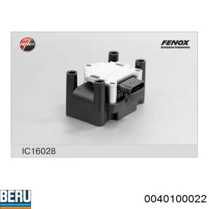 0040100022 Beru Катушка зажигания