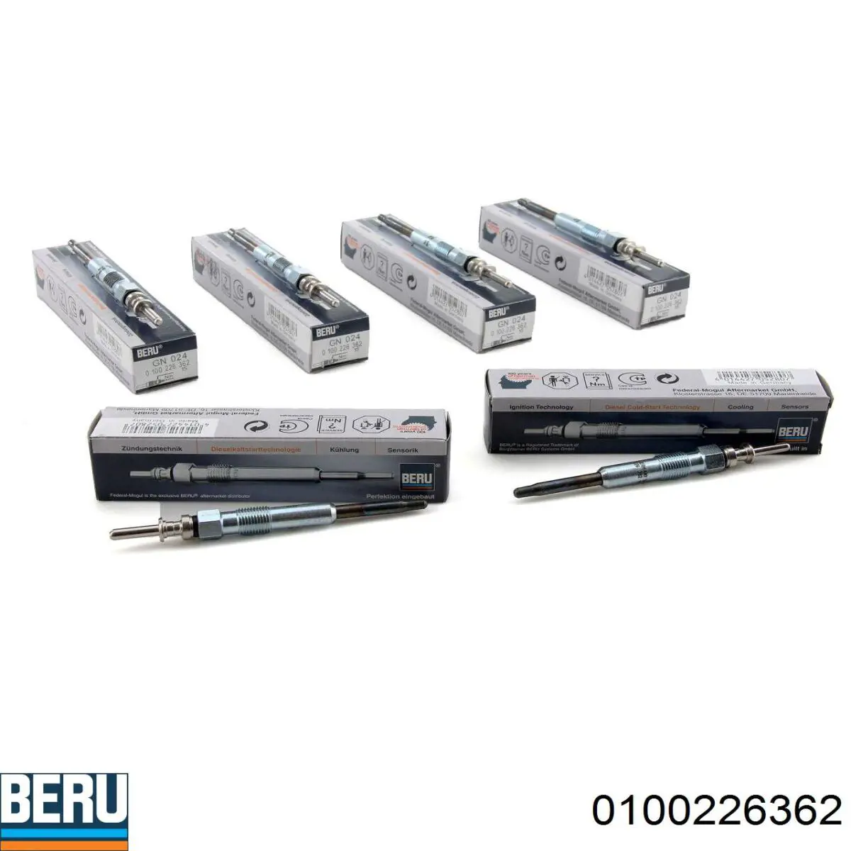 Свечи накала Beru 0100226362 цена, от 8.31 USD