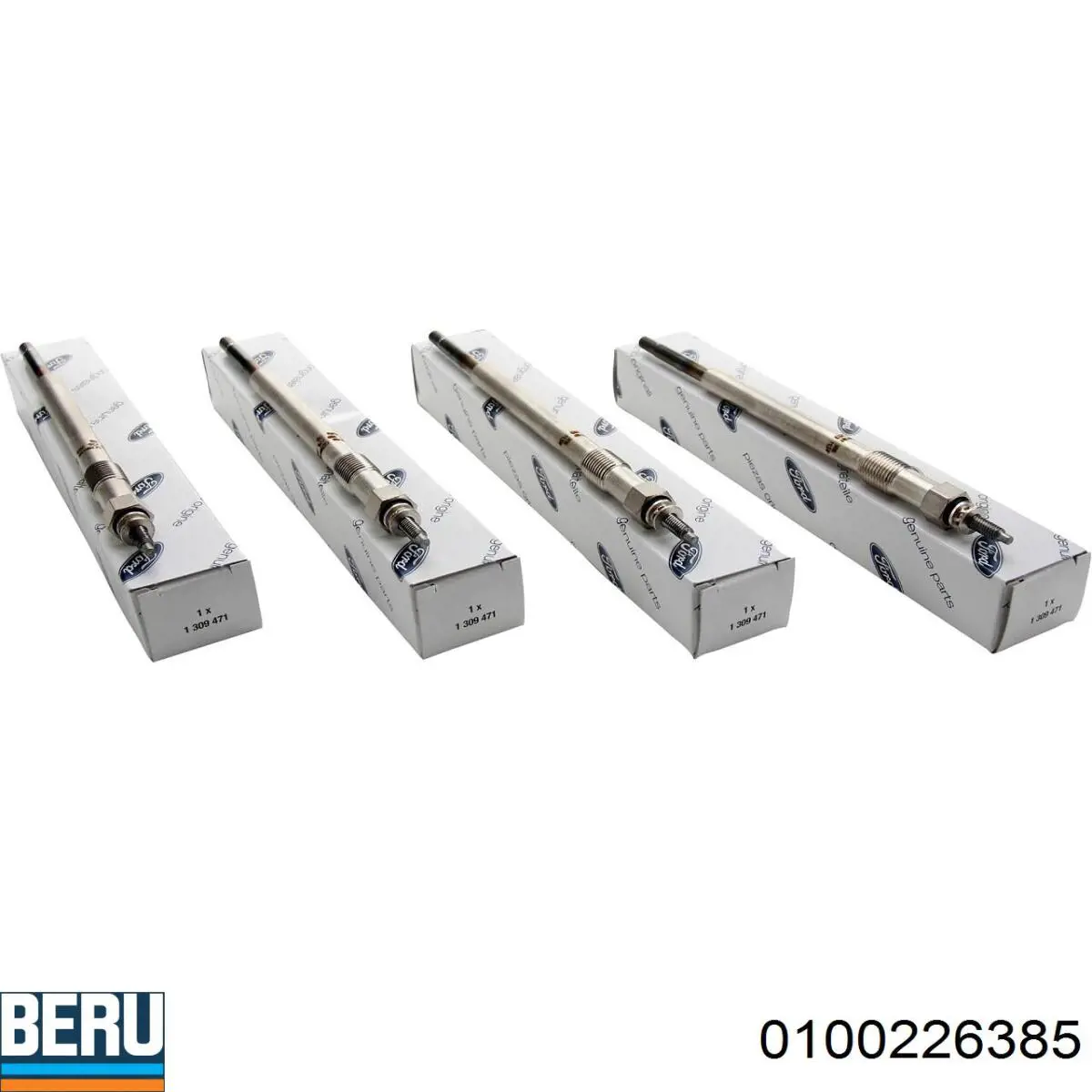 Свеча накала Beru 0100226385