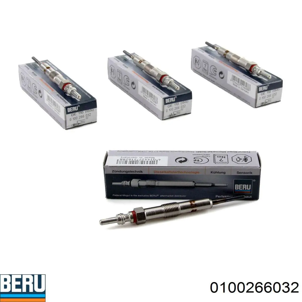 Купить 0100266032 Beru Свечи накала