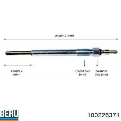 Купить 100226371 Beru Свечи накала