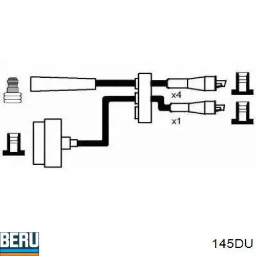 Купить 145DU Beru Свечи автомобильные