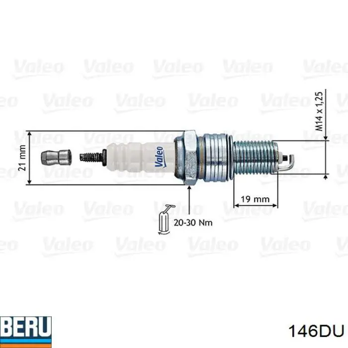 146DU Beru Свечи зажигания