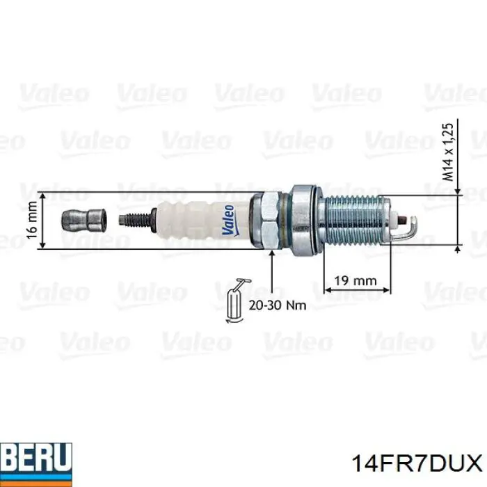 14FR7DUX Beru Свечи зажигания
