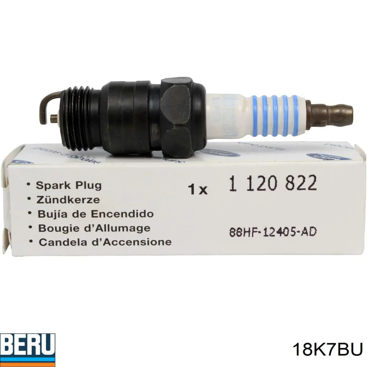 Свеча зажигания Beru 18K7BU цена, от 2.40 USD