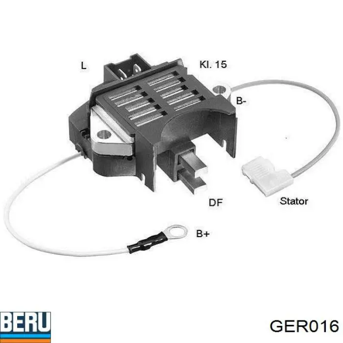 GER016 Beru реле-регулятор генератора (реле зарядки)