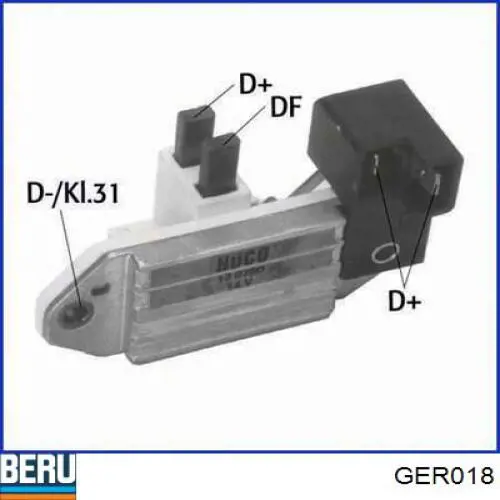 Реле регулятор генератора Beru GER018
