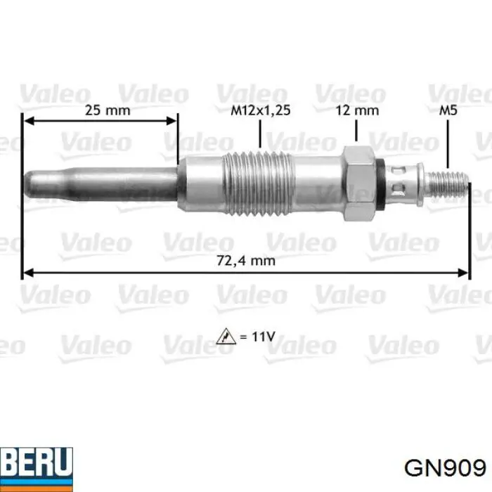 Купить GN909 Beru Свечи накала