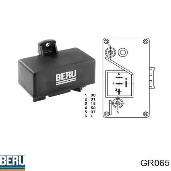 Реле свечей накала GR065 Beru