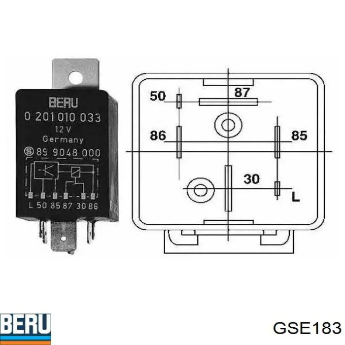 Compre 4RV008188681 HELLA Relê das velas de incandescência