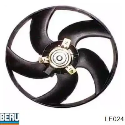 LE024 Beru электровентилятор охлаждения в сборе (мотор+крыльчатка)
