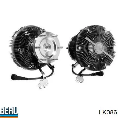 Вискомуфта (вязкостная муфта) вентилятора охлаждения BERU LK086
