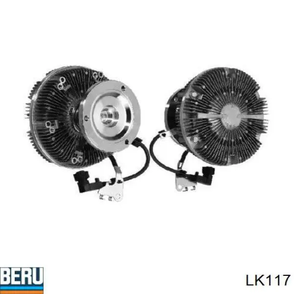 Вискомуфта (вязкостная муфта) вентилятора охлаждения BERU LK117