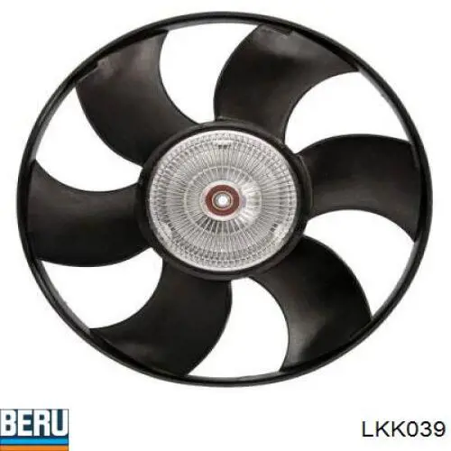 Вентилятор (крыльчатка) радиатора охлаждения BERU LKK039