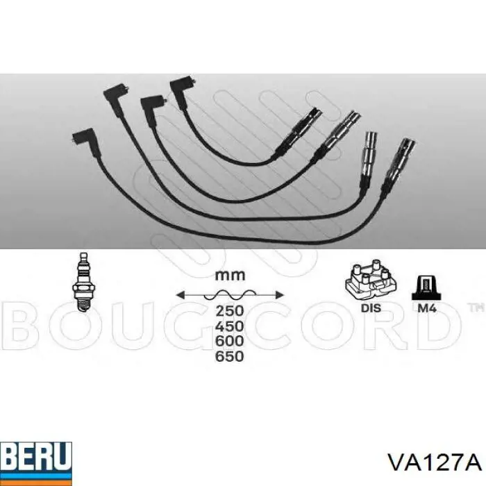 Купить VA127A Beru Провода высокого напряжения
