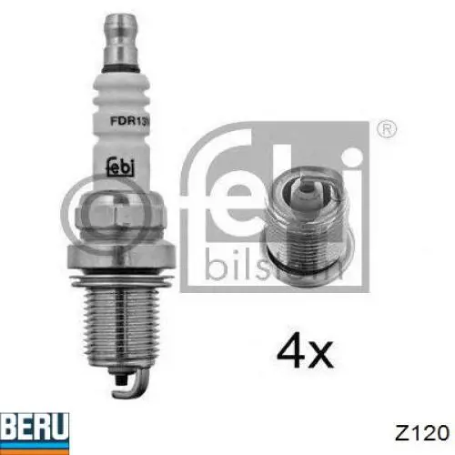 Свеча зажигания Beru Z120 цена, от 3.33 USD