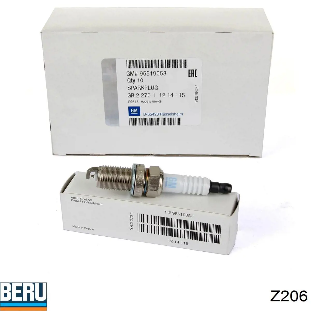 Свеча зажигания Beru Z206 цена, от 12.43 USD