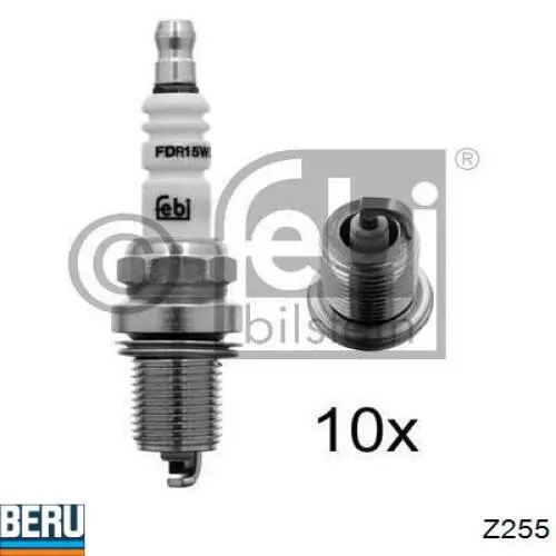 Свеча зажигания Beru Z255 цена, от 2.99 USD