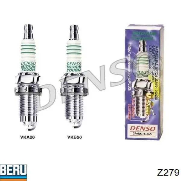 Свечи зажигания Z279 Beru