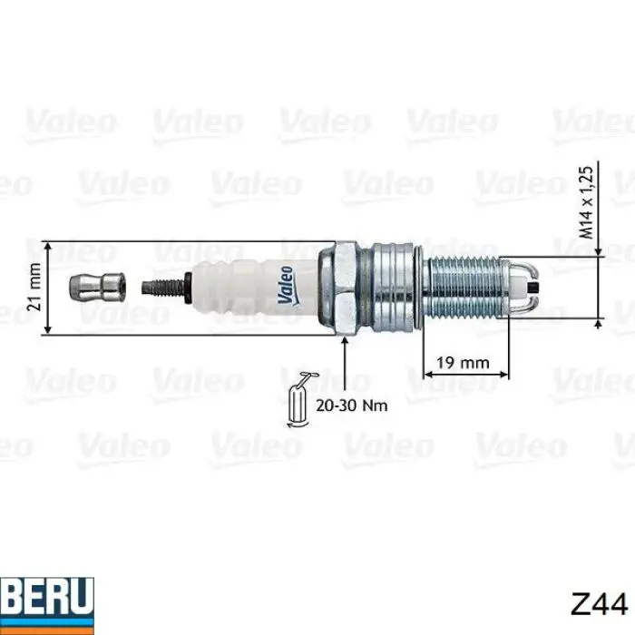 Свеча зажигания Beru Z44 цена, от 4.01 USD