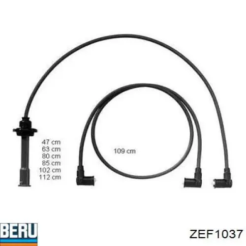 Высоковольтные провода ZEF1037 Beru