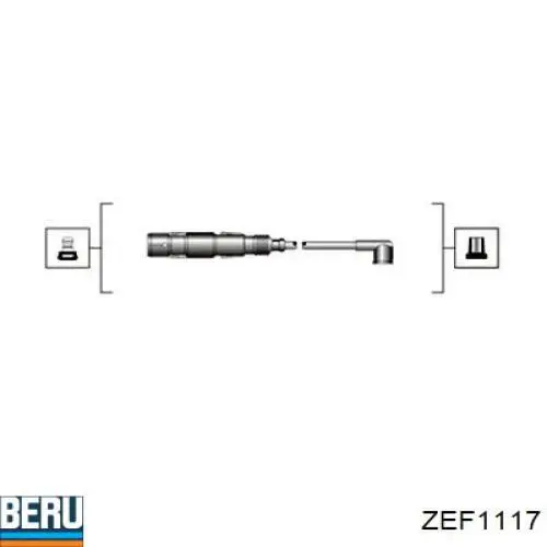 Провода зажигания Beru ZEF1117 цена, от 46.42 USD