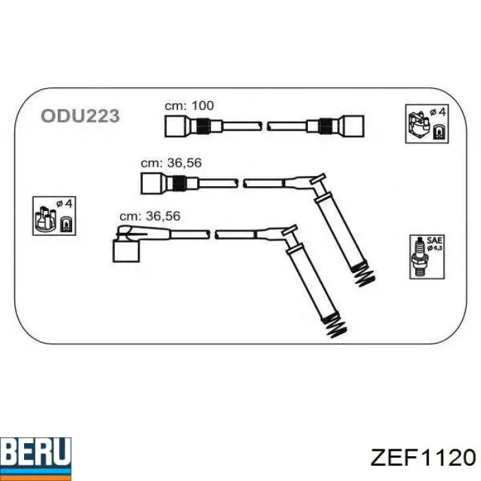 Купить MSQ0045 Magneti Marelli Провода высокого напряжения
