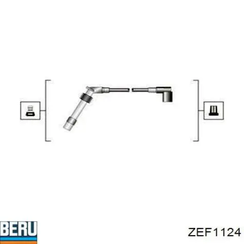 ZEF1124 Beru Провода высоковольтные