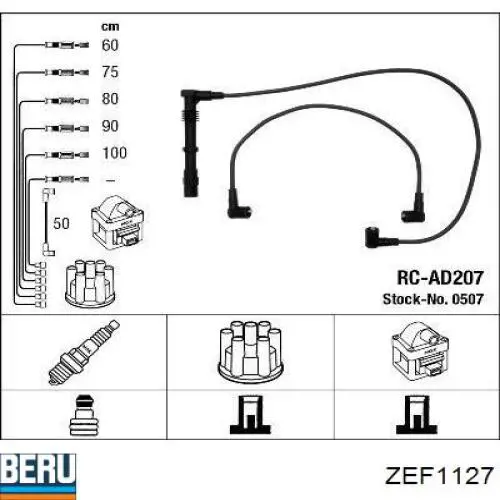 Juego de cables de encendido ZEF1127 Beru