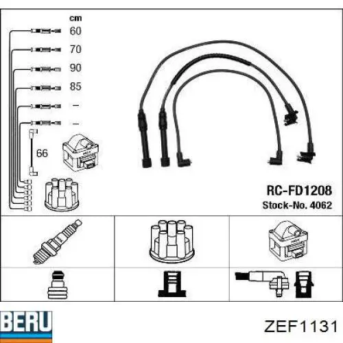 ZEF1131 Beru высоковольтные провода