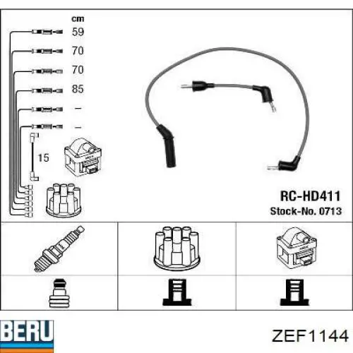 ZEF1144 Beru высоковольтные провода