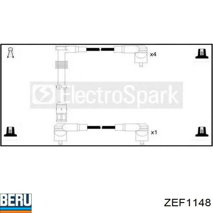 Купить ENT910241 Engitech Провода высокого напряжения