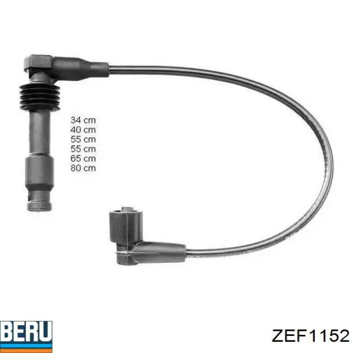 ZEF1152 Beru высоковольтные провода