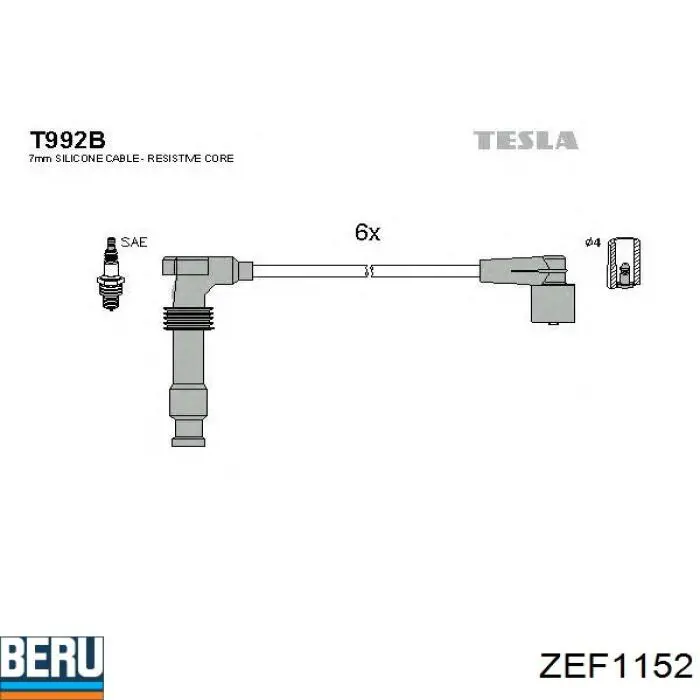 Купить 90491944 Opel Провода высокого напряжения