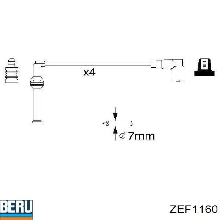 986357234 Bosch высоковольтные провода