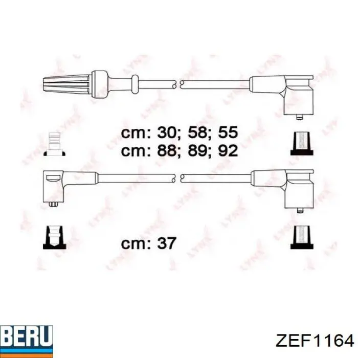 Juego de cables de encendido ZEF1164 Beru
