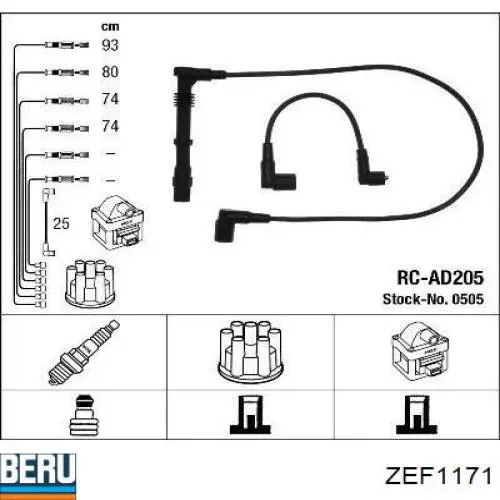 ZEF1171 Beru высоковольтные провода