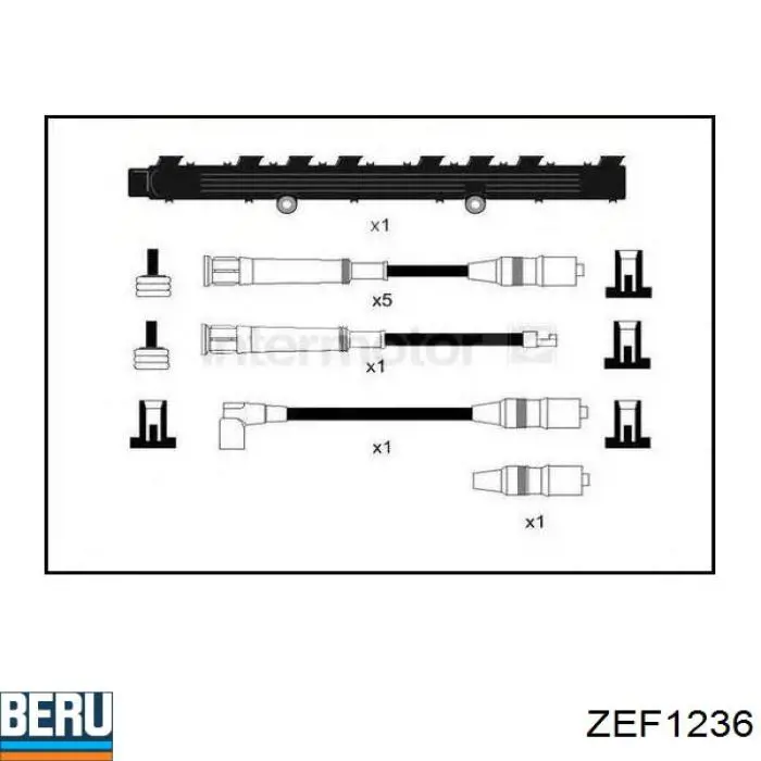 Высоковольтные провода ZEF1236 Beru