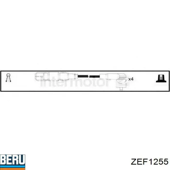 Высоковольтные провода ZEF1255 Beru