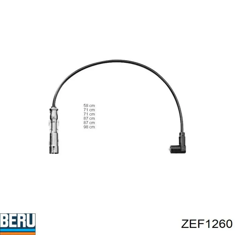 ZEF1260 Beru высоковольтные провода