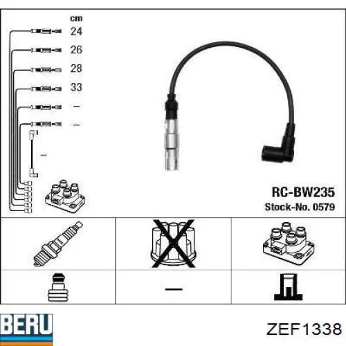 ZEF1338 Beru Провода высоковольтные