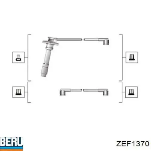 Высоковольтные провода ZEF1370 Beru