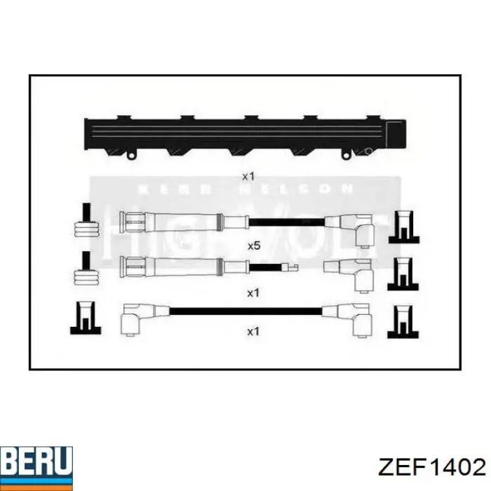 ZEF1402 Beru Провода высоковольтные