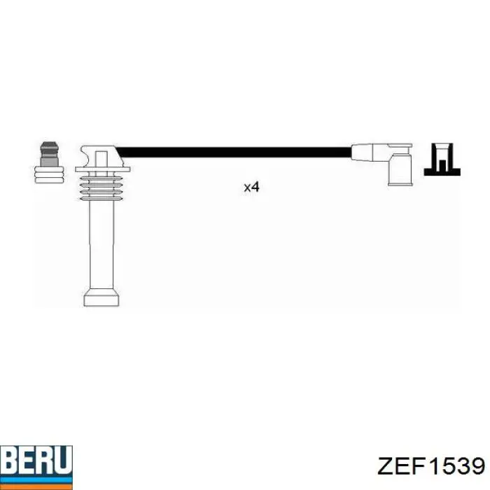 Купить ZEF1539 Beru Провода высокого напряжения