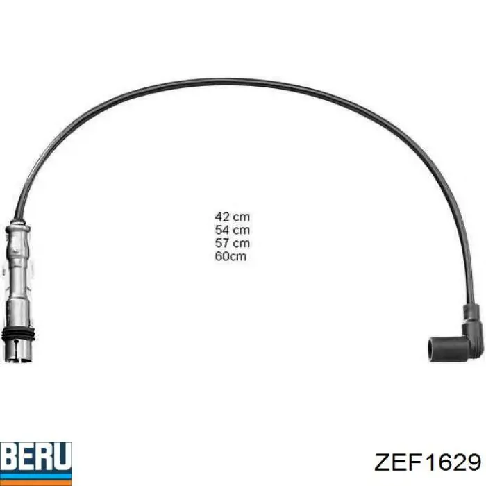 ZEF1629 Beru высоковольтные провода